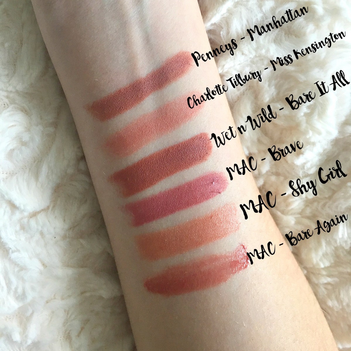 nude lipsticks